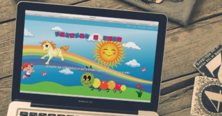 Detské centrum RafaelauViki.sk - Nitra, notebook s web stránkou