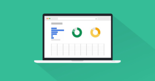 Zvýšte svoje obecenstvo s Google Adwords, infografika na notebooku