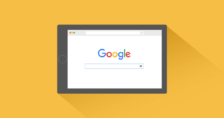 PPC reklamy v Google nám nachvíľu ozeleneli, tablet s goole vyhľadávaním