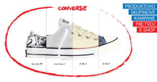 Produktovo-Skupinové inzeráty pre Google, tenisky Converse