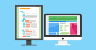 10 dôvodov, prečo si vybrať IT firmu než malého freelancera na tvorbu webstránky, programovanie, infografika s monitormi