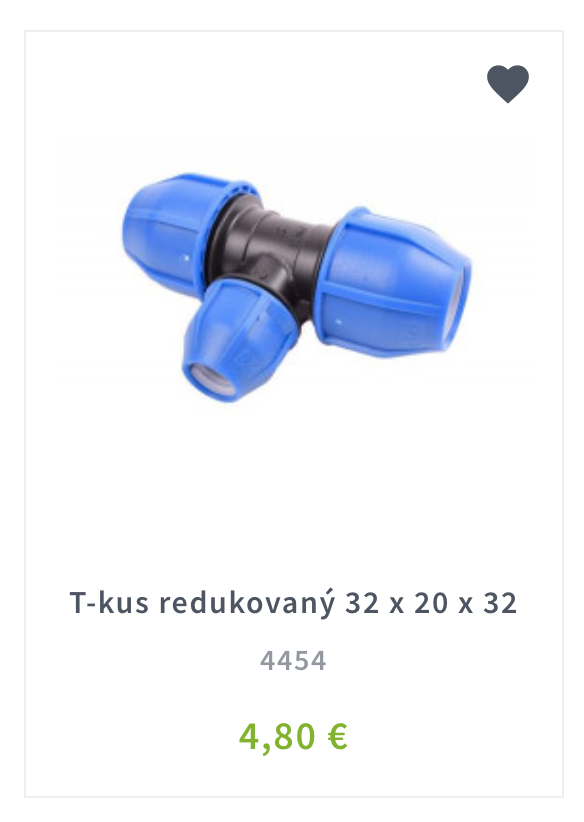 Snímka obrazovky Wishlistu KD Garden.